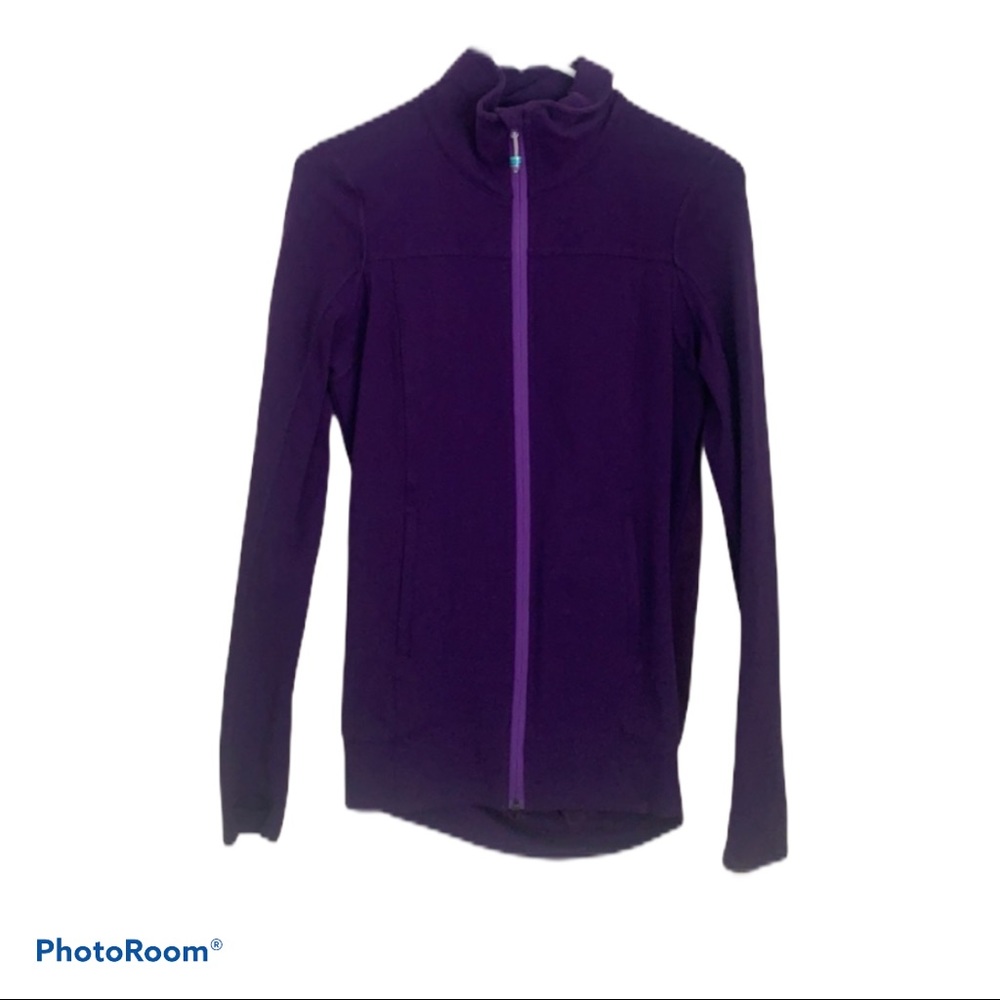 EUC Lululemon Purple Asana Workout Yoga Jacket
